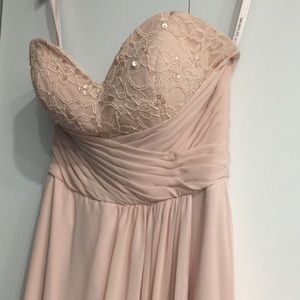 Blush Morilee Bridesmaid Dress